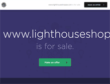 Tablet Screenshot of lighthouseshoppe.com